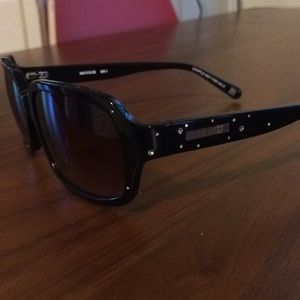 Nine West square glasses with rhinestone detail